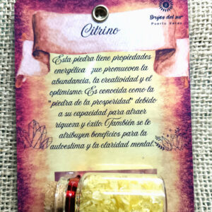 Frasquito con Citrino.