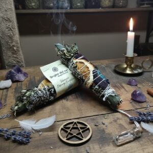 Sahumerio limpieza y descarga