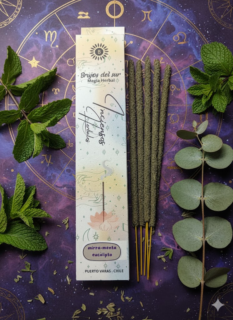 Incienso Mirra, Menta y Eucalipto