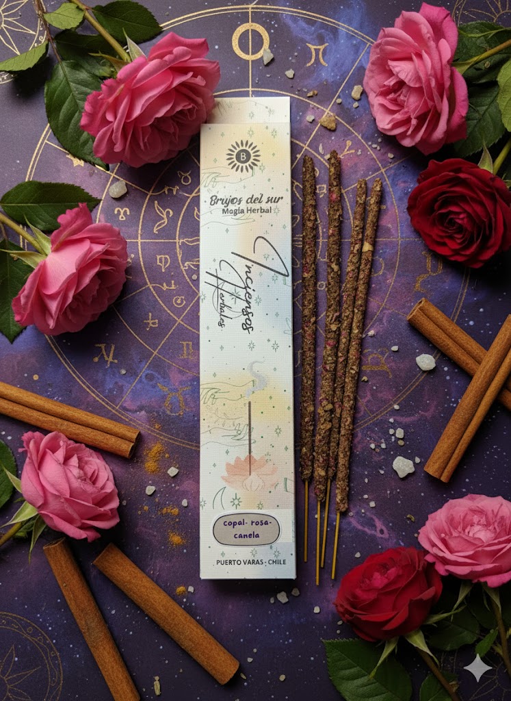 Incienso Copal, Rosas y Canela