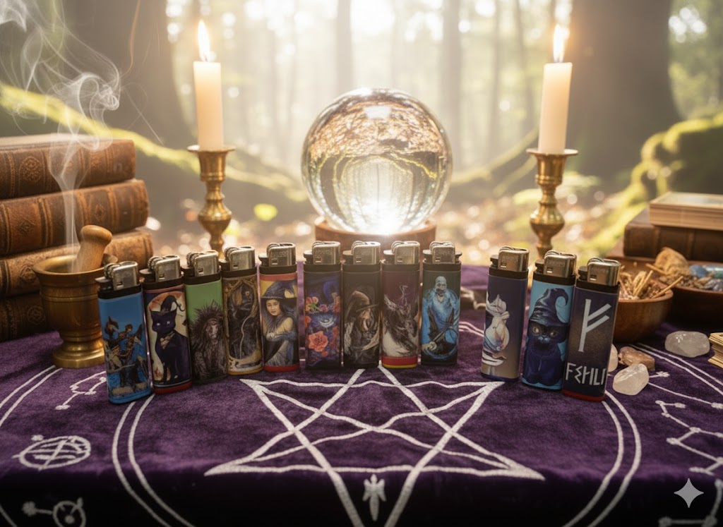 Encendedores con Diseños Esotericos